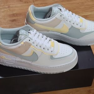 Nike Air Force 1 Shadow 'Sail/Citron Tint' Womens 8 (New in Box)